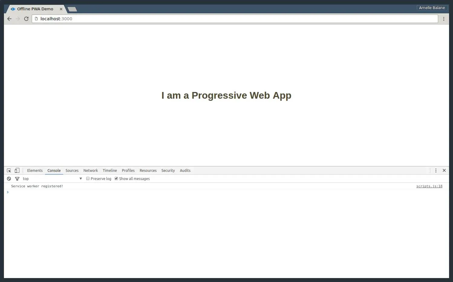 Demo application
