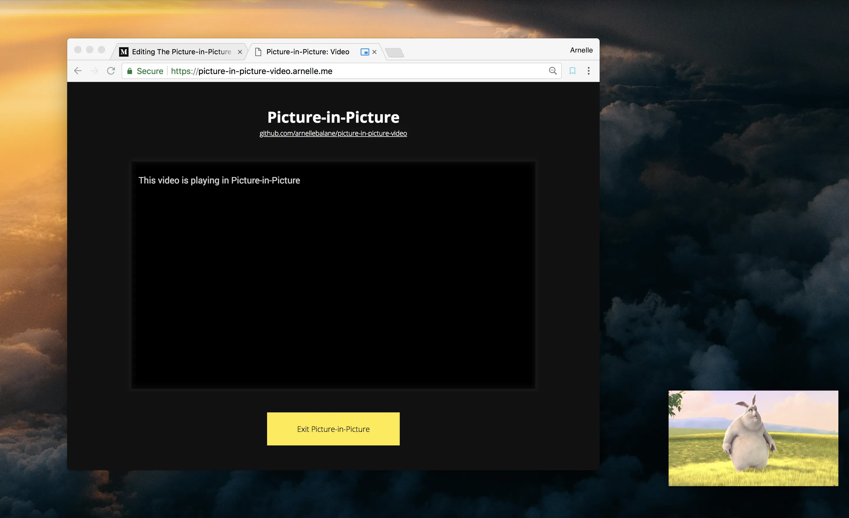 Picture-in-Picture preview