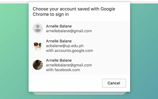 The Credential Management API